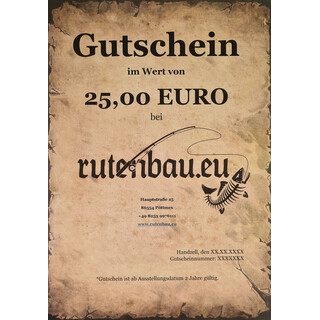 Gutschein 25 Euro